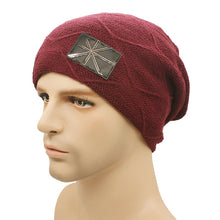 Unisex Warm Beanies Hats for Women Men Metal Wool Knitted Caps Bonnet Femme SM6