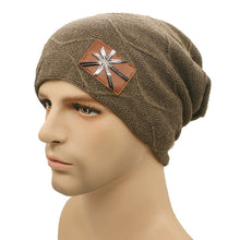 Unisex Warm Beanies Hats for Women Men Metal Wool Knitted Caps Bonnet Femme SM6
