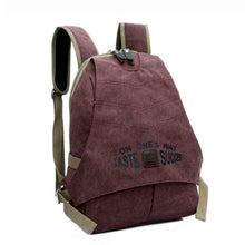 Backpack Canvas Contrast Letters Print Teenagers Mochilas Zipper High Capacity Multifunction Preppy School Bag Knapsack SM6