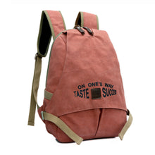 Backpack Canvas Contrast Letters Print Teenagers Mochilas Zipper High Capacity Multifunction Preppy School Bag Knapsack SM6