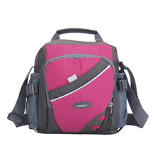 Nylon Crossbody Bag Waterproof Camera Bag Contrast Zipper Multi-Pockets Casual Durable Small Shoulder Bags Handbag SM6