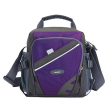 Nylon Crossbody Bag Waterproof Camera Bag Contrast Zipper Multi-Pockets Casual Durable Small Shoulder Bags Handbag SM6