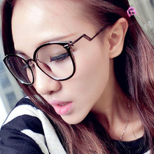 Unisex Women Men Retro Round Nerd Glasses Curving Earstems Semi Metal Frame Spectacles Oculos Feminino SM6