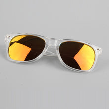 Vintage Clear Frame Sunglasses Women Square Eyewear Mirrored Lens Eyeglasses S PY6 SM6