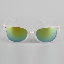 Vintage Clear Frame Sunglasses Women Square Eyewear Mirrored Lens Eyeglasses S PY6 SM6
