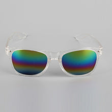Vintage Clear Frame Sunglasses Women Square Eyewear Mirrored Lens Eyeglasses S PY6 SM6