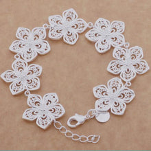 Vintage Trendy Flower Bracelet Women Girls Hollow Bracelets Bangles Jewelry Str  Bracelet SM6