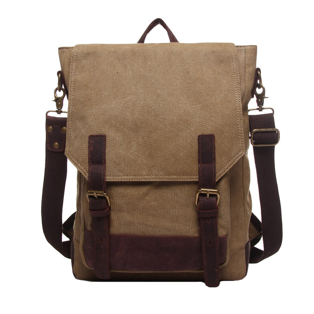 Vintage Waterproof Canvas Men Women Backpack Large Capacity Zipper Mochila Escolar Feminina Casual Laptop Travel School Bags SM6