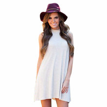 Vogue Women's Ladies Casual Turtle Neck Sleeveless Party Mini Dress SM6