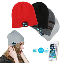 Warm Soft Smart Headset Bluetooth Wireless Beanies Hats  Gloves Set for Women Men Unisex Caps Headphone Speaker SM6