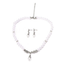 Wedding Bridal Water Drop Crystal Necklace Earrings Set pearl Set SP Earrings Necklaces Jewelry Sets SM6