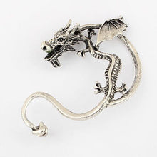 Sale Retro Vintage Black Silver Bronze Punk Temptation Metal Dragon Bite Ear Cuff Clip Wrap Earring Earrings SM6