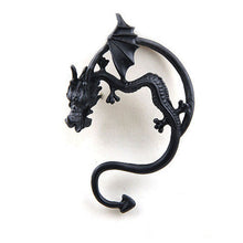 Sale Retro Vintage Black Silver Bronze Punk Temptation Metal Dragon Bite Ear Cuff Clip Wrap Earring Earrings SM6