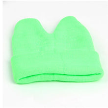 Hat Baby Kids Cute Ox Horn Knitted Wool Hats Boys Girls Warm Beanies Caps 1-9Y SM6