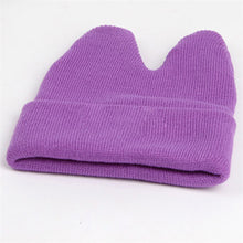 Hat Baby Kids Cute Ox Horn Knitted Wool Hats Boys Girls Warm Beanies Caps 1-9Y SM6