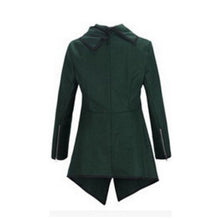 Women's Zipper Wool Coat Long Jacket Windbreaker Parka Outwear NewSM6