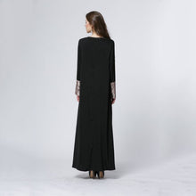 Woman's Kaftan Abaya Jilbab Islamic Muslim Wear Sequin Long Sleeve Maxi Dresses PY3 SM6