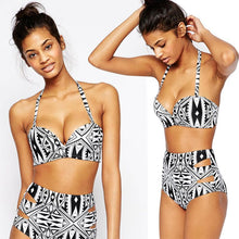 Women Bandage Bra Set Swimsuit Bathing Push-up Padded Bra Bikini Swimwear S-XL LE4 SM6