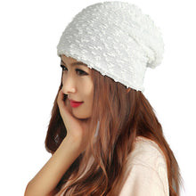 Women Braided Baggy Bowknot Beanie Knit Beret Slouchy Ski Cap SkullSM6
