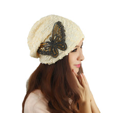 Women Braided Baggy Bowknot Beanie Knit Beret Slouchy Ski Cap SkullSM6