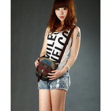 Women Canvas Crossbody Bag Waist Bag Stripes Zipper Belt Bag Leather Hasp Front Pocket Khaki Fanny Bolsas SM6