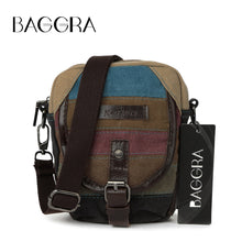 Women Canvas Crossbody Bag Waist Bag Stripes Zipper Belt Bag Leather Hasp Front Pocket Khaki Fanny Bolsas SM6