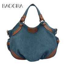 Women Canvas Crossbody Bag PU Leather Splicing Designer Handbag Zipper Vintage Shoulder Tote Bag BrownBurgundy Bolsa Feminina SM6