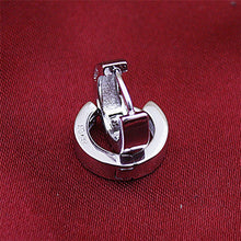 Women Chic Stud Earrings Cool Silver Color Earrings Charm Smooth Round Ear Stud Earrings SM6