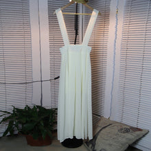 Women Chiffon Flared Skirt With Suspenders Braces Pastel Elastic Waist Solid Skirts New SM6