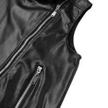 Women Faux Leather Vest Soft PU Lady Tatical Leather Motorcycle Vest Turn-down Collar Pocket Zip Colete WaistCoat Biker SM6
