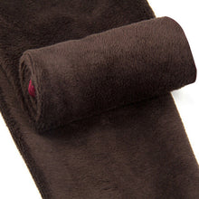 Women Faux Leather Fleece Legging Women Leggings Velvet Thicken Fur Warm Fitness Pant SM6