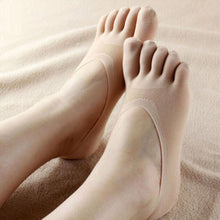 Women Low Cut Five Finger Toe Socks Invisible Socks Sock Slippers Shallow Mouth Sock Solid Color Lace Antiskid SM6