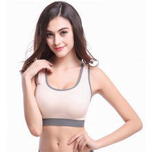 Women Fitness Stretch Workout Tank Tops Bras Racerback Padded S BraSM6