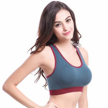 Women Fitness Stretch Workout Tank Tops Bras Racerback Padded S BraSM6