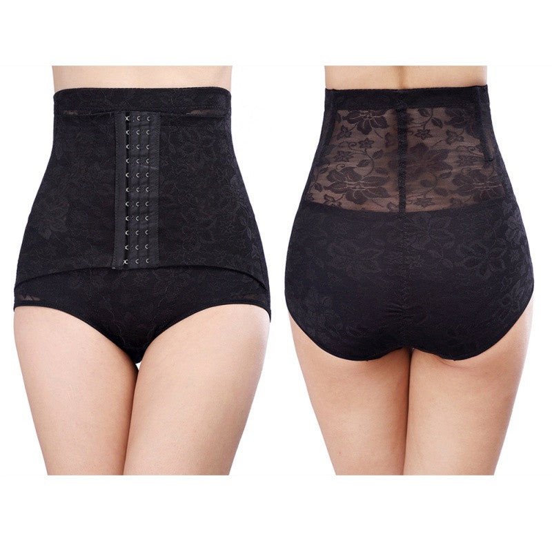 Women Flowers Print Postpartum Recovery Belly Waist Belt Shapewear Briefs Hip Abdomen Slim SM6