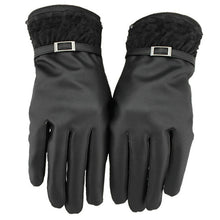 Women Full Finger PU Touch Screen Gloves Smartphone Tablet Mittens 4 Patterns PY6 SM6