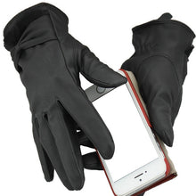 Women Full Finger PU Touch Screen Gloves Smartphone Tablet Mittens 4 Patterns PY6 SM6