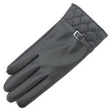 Women Full Finger PU Touch Screen Gloves Smartphone Tablet Mittens 4 Patterns PY6 SM6