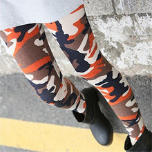Women Girl Slim Camo Army Camouflage Skinny Pencil Pants Leggings SM6