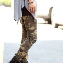 Women Girl Slim Camo Army Camouflage Skinny Pencil Pants Leggings SM6