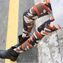 Women Girl Slim Camo Army Camouflage Skinny Pencil Pants Leggings SM6