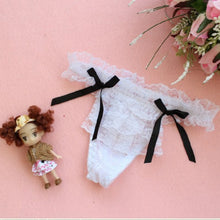 Women Girls Sexy Lace Reffuled Briefs Bow Underwear Panties Thongs G-stringsSM6