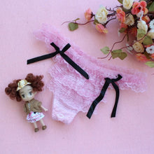 Women Girls Sexy Lace Reffuled Briefs Bow Underwear Panties Thongs G-stringsSM6