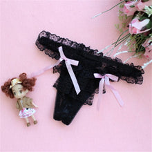 Women Girls Sexy Lace Reffuled Briefs Bow Underwear Panties Thongs G-stringsSM6