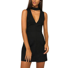 Women Girls Slim Dress Halter V Neck sleeveless office Party Bodycon Dresses SM6