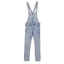 Women Girls Washed Jeans Denim Casual Hole Loose Jumpsuit Romper Overall Pants SM6