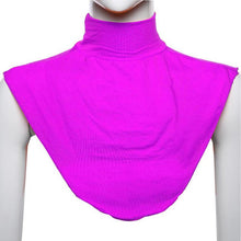 Women Hijab Extension Neck Check Back Cover Islamic Shirt Under Top 20 Colors New PY3 SM6