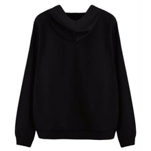 Women Hoodies Sweatshirts Hand Print Long Sleeve Casual All-match Solid Leisure Hooded Hoodie Loose Tops Plus Size SM6