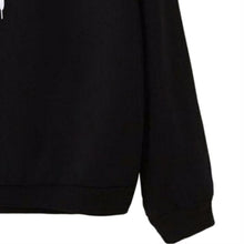 Women Hoodies Sweatshirts Hand Print Long Sleeve Casual All-match Solid Leisure Hooded Hoodie Loose Tops Plus Size SM6