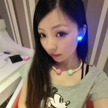 Women LED 9 Colors Imperial Crown Designed Trendy Charm Earrings Accessories JewelrySM6